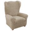 Super strečové potahy GLAMOUR oříškové rohová sedačka (š. 350 - 530 cm) - Image 2