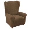 Super strečové potahy GLAMOUR tabákové sedačka s otomanem vlevo (š. 210 - 270 cm) - Image 3