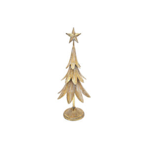 Dekorační vánoční stromek s hvězdou zlatý malý