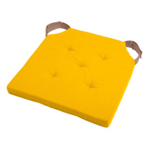 Podsedák na židli DUO UNI se suchým zipem hořčicová 1 ks