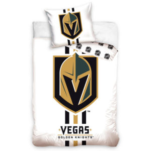 Bavlněné ložní povlečení NHL VEGAS GOLDEN KNIGHTS White