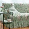 Napínací potahy s volánem FIORELA zelená rohová sedačka (š. 350 - 530 cm) - Image 3