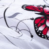 Krepové ložní povlečení BUTTERFLY bílé standardní délka - Image 3