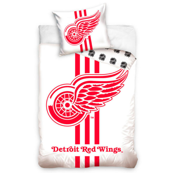 Bavlněné ložní povlečení NHL DETROIT RED WINGS White