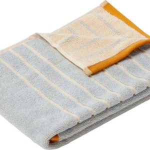 Modro-oranžový bavlněný ručník Hübsch Dora