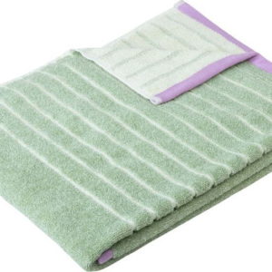 Zelený bavlněný ručník Hübsch Dora