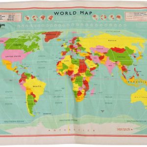Bavlněná utěrka Rex London World Map