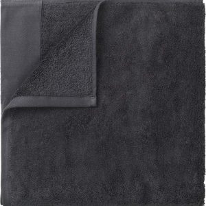 Tmavě šedý bavlněný ručník Blomus