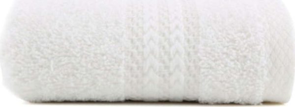 Bílý ručník z čisté bavlny Foutastic