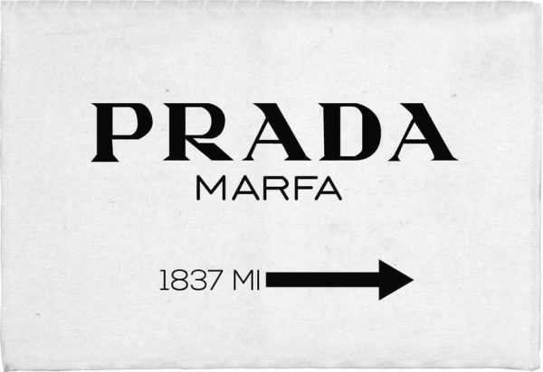 Bílo-černá koupelnová předložka 60x40 cm Prada - Really Nice Things