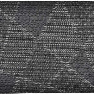 Tmavě šedé látkové prostírání 2 ks 30x45 cm Evita - JAHU collections