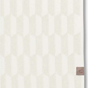 Krémové bavlněné ručníky v sadě 2 ks 35x55 cm Geo – Mette Ditmer Denmark