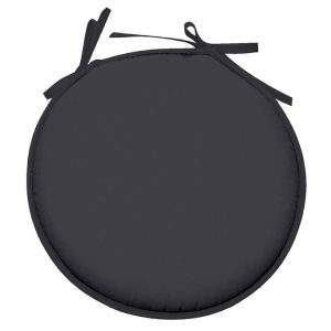 Podsedák na židli NELSON kulatý antracitový sada 4 ks
