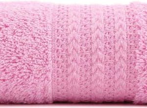 Růžový ručník z čisté bavlny Foutastic