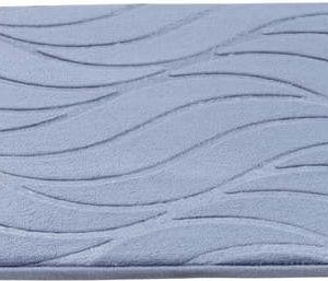 Modrá koupelnová předložka z paměťové pěny 50x80 cm Tropic – Wenko