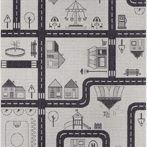 Krémový dětský koberec Ragami City