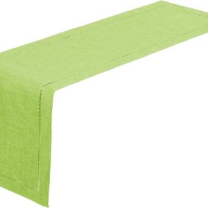 Limetkově zelený běhoun na stůl Casa Selección
