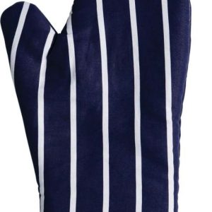 Modrobílá chňapka Premier Housewares Butcher Stripe Oven Glove