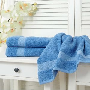 Modrý froté ručník 50x100 cm Adria – B.E.S.