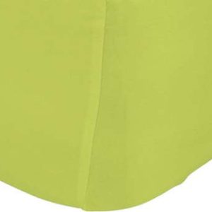 Zelené elastické prostěradlo z čisté bavlny Happy Friday Basic