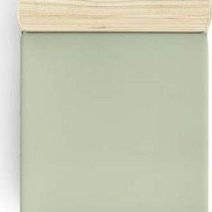 Zelené napínací bavlněné prostěradlo 140x190 cm - Mijolnir