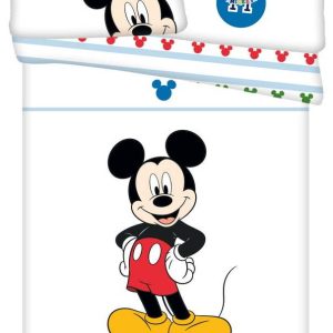 Bavlněné dětské povlečení do postýlky 100x135 cm Mickey – Jerry Fabrics