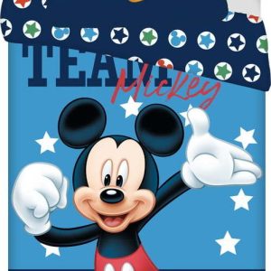 Bavlněné dětské povlečení na jednolůžko 140x200 cm Mickey Team – Jerry Fabrics