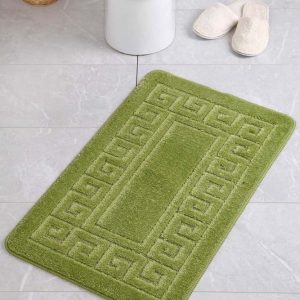 Zelená koupelnová předložka 50x70 cm Ethnic – Foutastic
