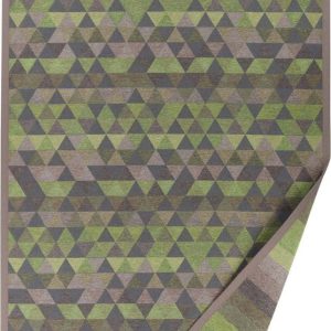 Zelený vzorovaný oboustranný koberec Narma Luke
