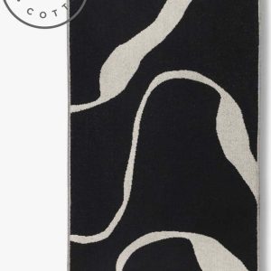 Černobílá osuška z Bio bavlny 70x133 cm Nova Arte – Mette Ditmer Denmark