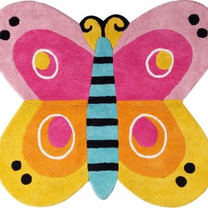 Dětský koberec 80x90 cm Butterfly – Premier Housewares