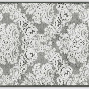 Šedý bavlněný ručník 40x71 cm Damask – Foutastic