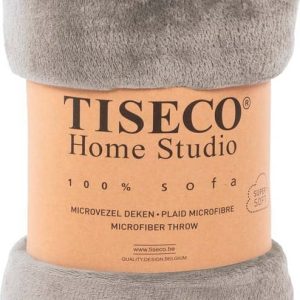 Tmavě šedá mikroplyšová deka Tiseco Home Studio
