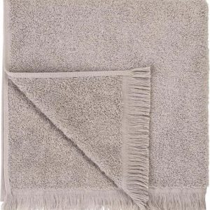 Šedo-hnědý bavlněný ručník 50x100 cm FRINO – Blomus