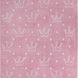 Růžový dětský koberec 120x170 cm Crowns – Hanse Home