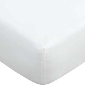Bílé napínací prostěradlo z egyptské bavlny 135x190 cm – Bianca