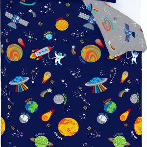 Dětské povlečení do postýlky 120x150 cm Lost In Space – Catherine Lansfield