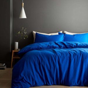 Modré povlečení na jednolůžko 135x200 cm Relaxed – Content by Terence Conran