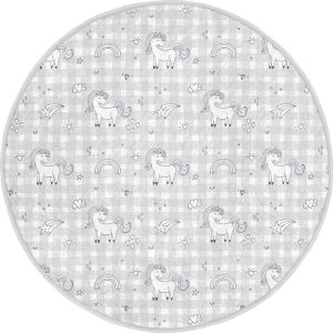 Světle šedý dětský koberec ø 120 cm Comfort – Mila Home