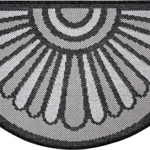 Antracitově šedá rohožka Hanse Home Weave Ornamento