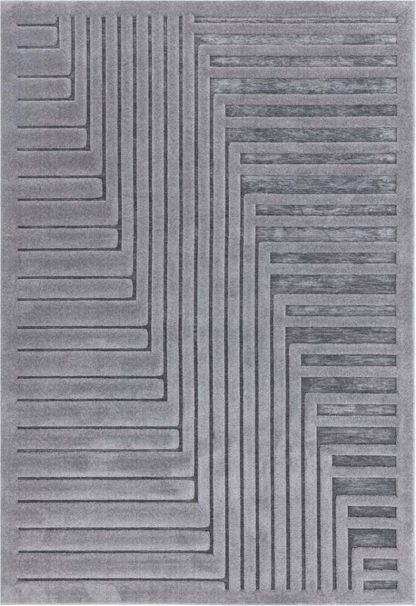 Antracitový koberec 160x230 cm Valley – Asiatic Carpets