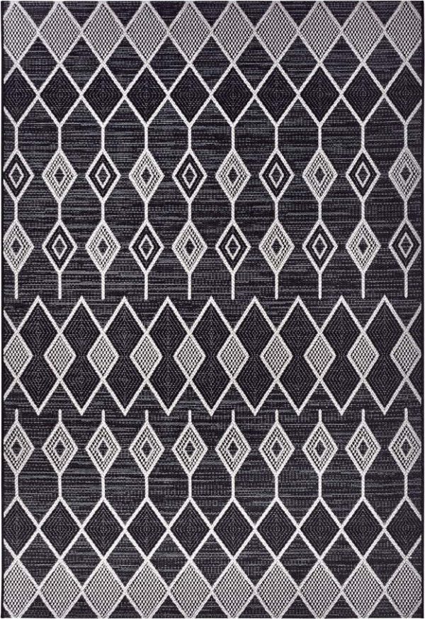 Antracitový venkovní koberec 130x190 cm – Elle Decoration