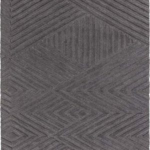 Antracitový vlněný koberec 200x290 cm Hague – Asiatic Carpets