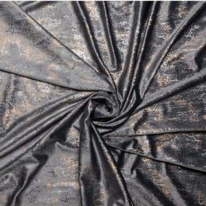 Antracitový závěs 140x260 cm Lhasa – Mendola Fabrics