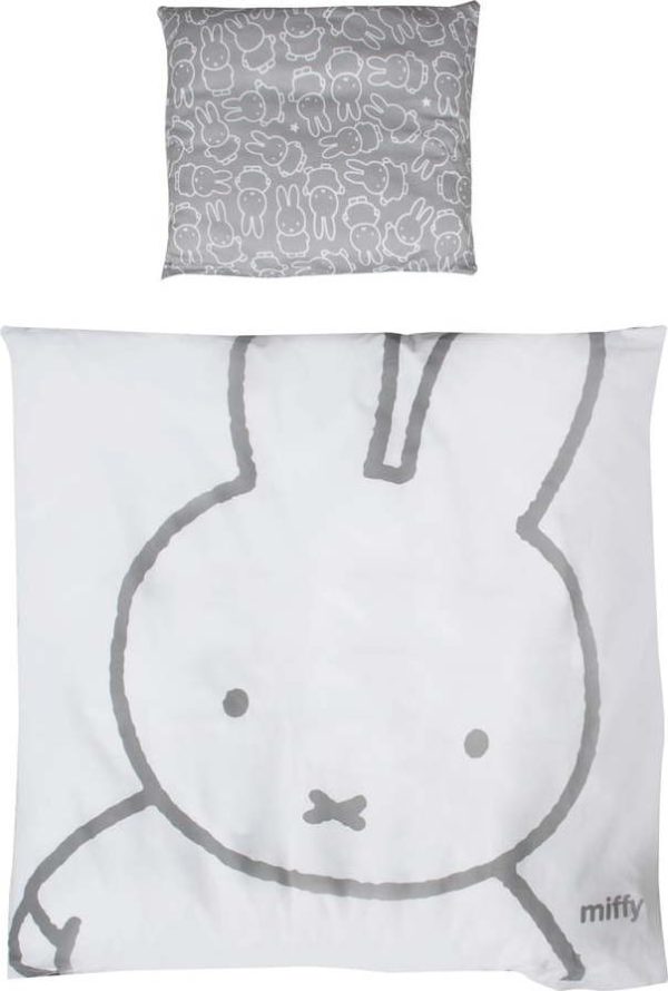 Bavlněné dětské povlečení do postýlky 80x80 cm Miffy – Roba