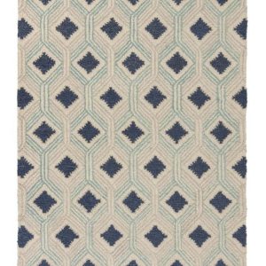 Béžovo-modrý vlněný koberec Flair Rugs Marco