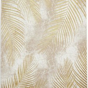 Béžovo-zlatý koberec 170x120 cm Creation - Think Rugs