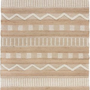 Ručně tkaný koberec s příměsí juty v přírodní barvě 200x290 cm Medina – Flair Rugs