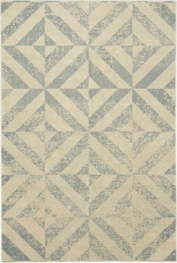 Béžový vlněný koberec 160x240 cm Tile – Agnella