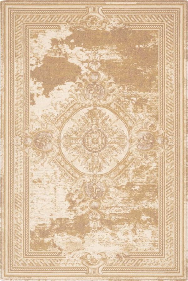 Béžový vlněný koberec 100x180 cm Emily – Agnella